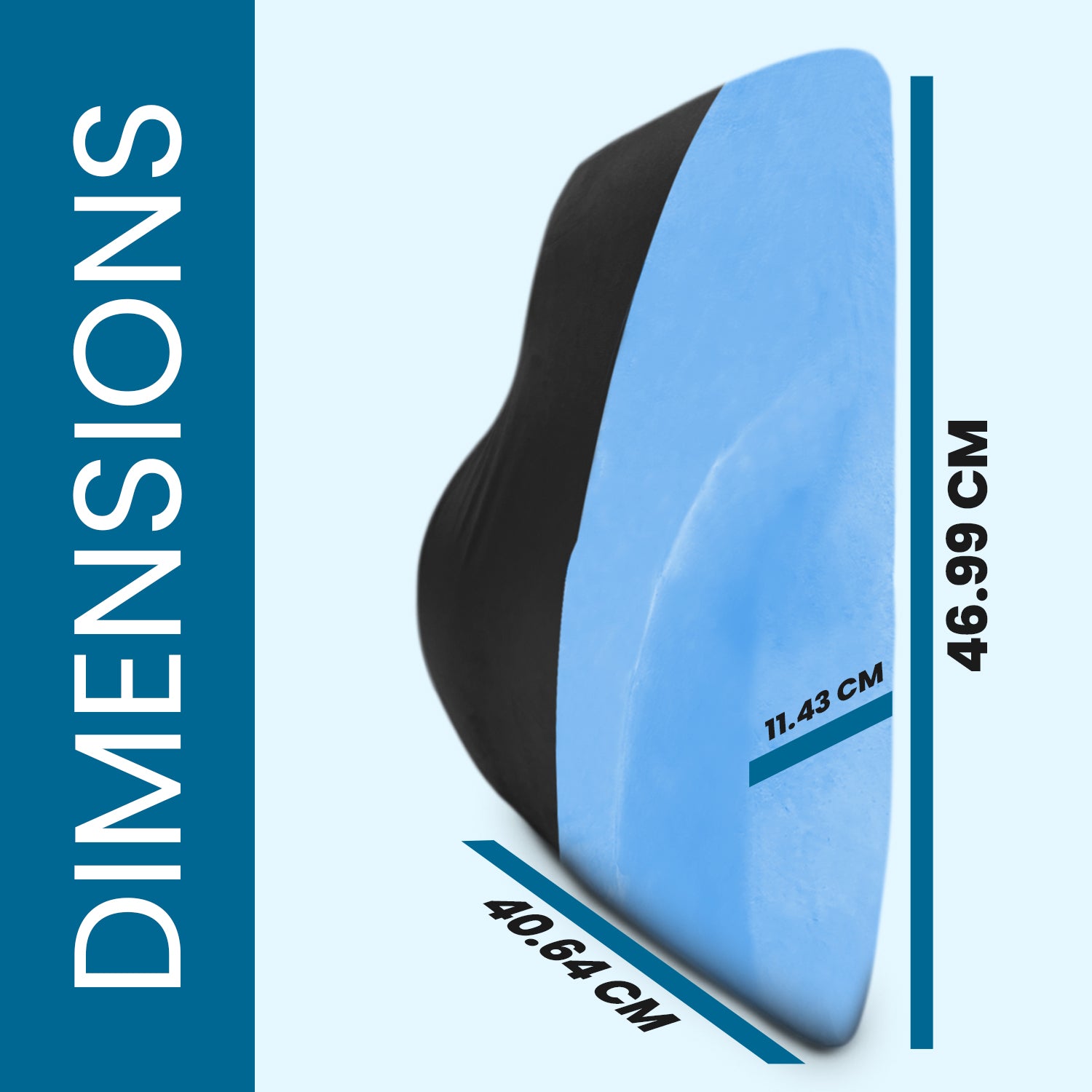 Lumbar Support Pillow with Cooling Gel