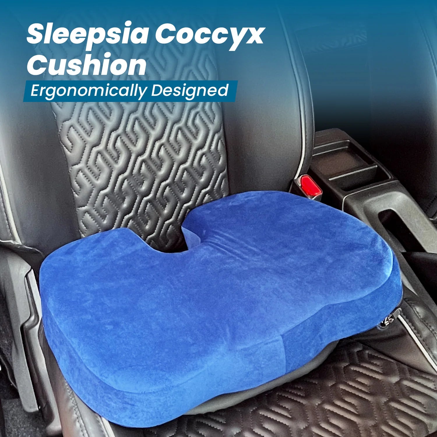 Coccyx Pillow with Ventilated Cooling Gel