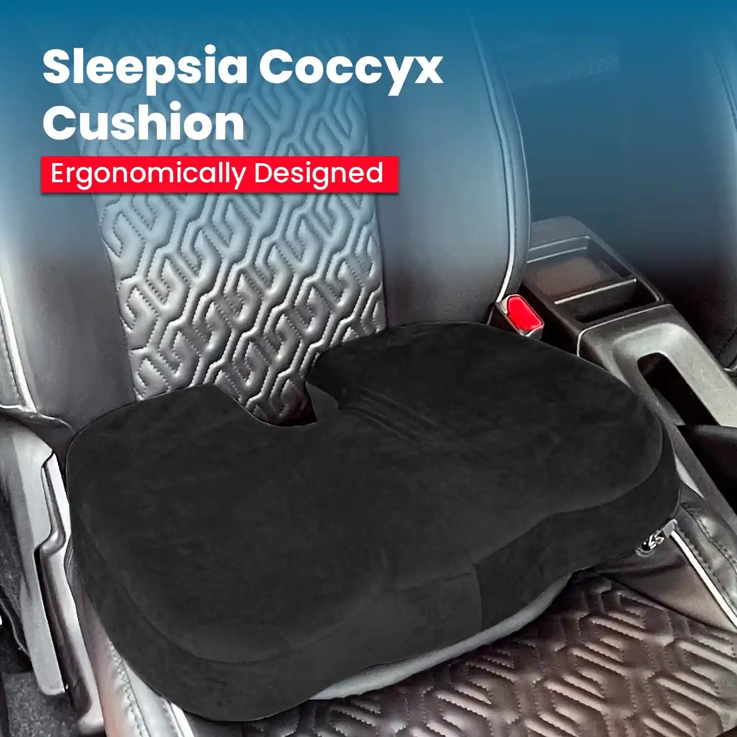Coccyx Pillow with Ventilated Cooling Gel