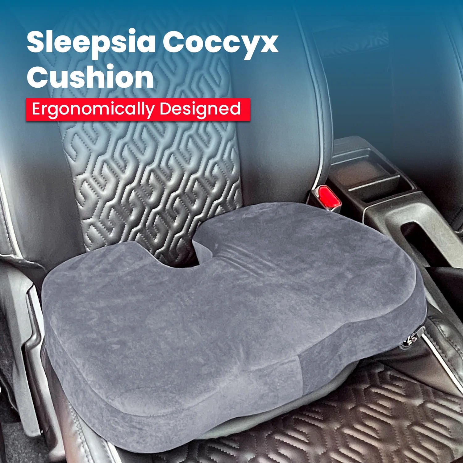 Coccyx Pillow with Ventilated Cooling Gel