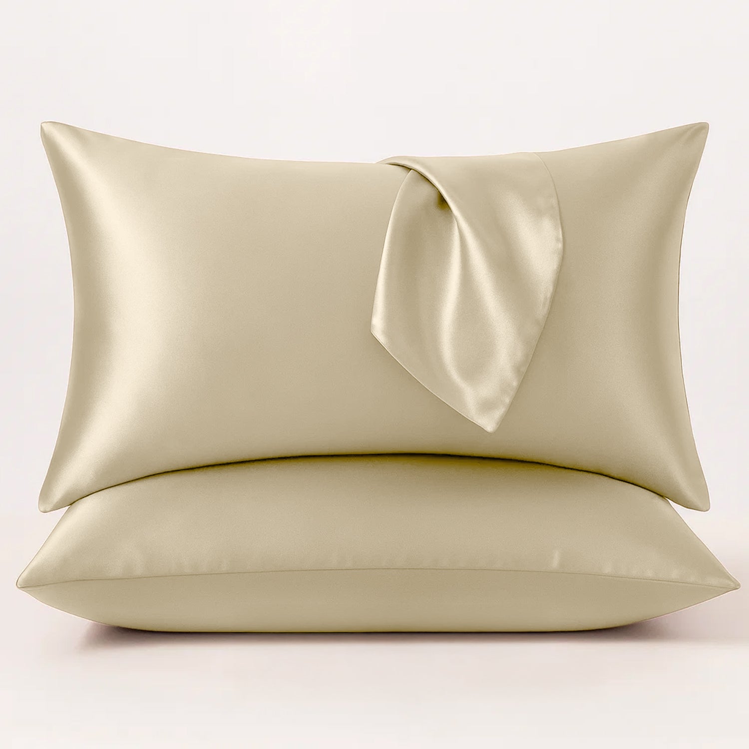 Satin Pillow Cover Beige