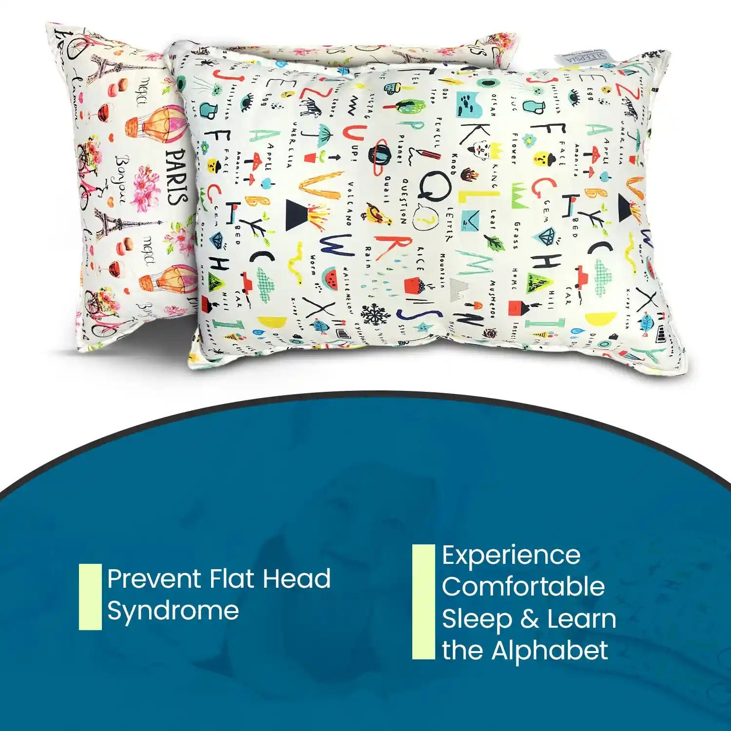 Microfiber Baby Pillow Combo