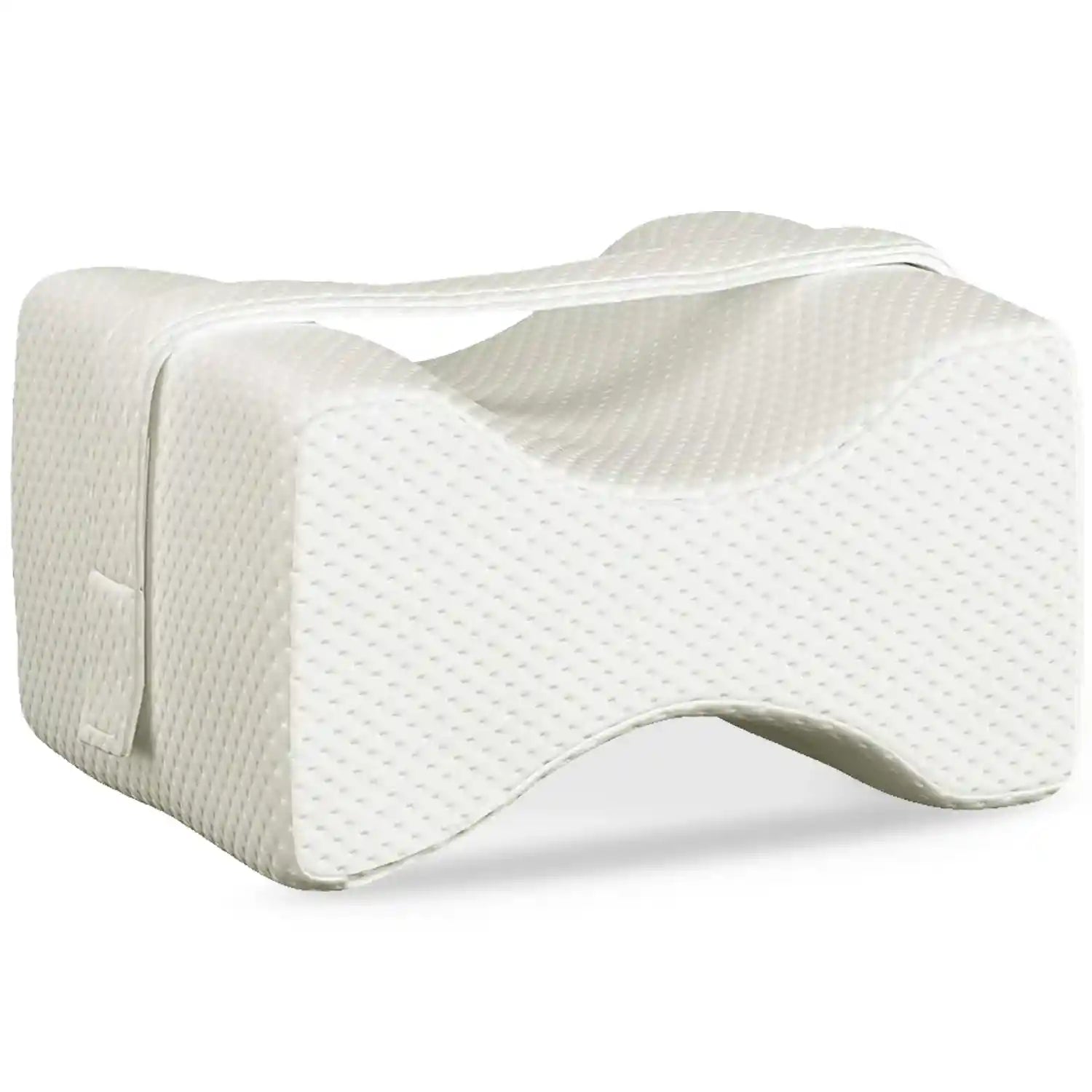 Knee Pillow with Orthopedic Memory Foam For Knee & Leg Support - Pillow for Side Sleeper