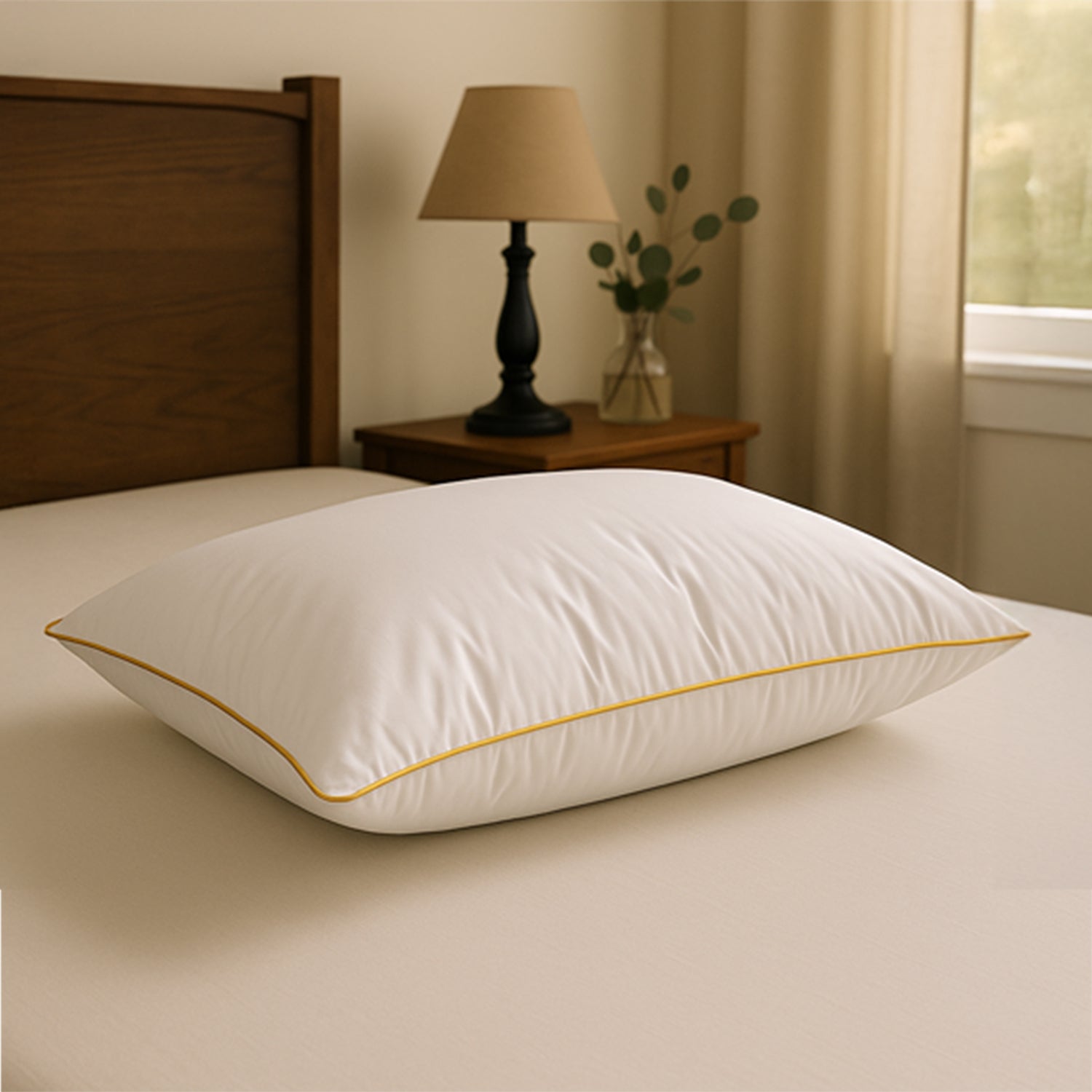 Microfiber Pillow with Piping (Hotel Pillow)