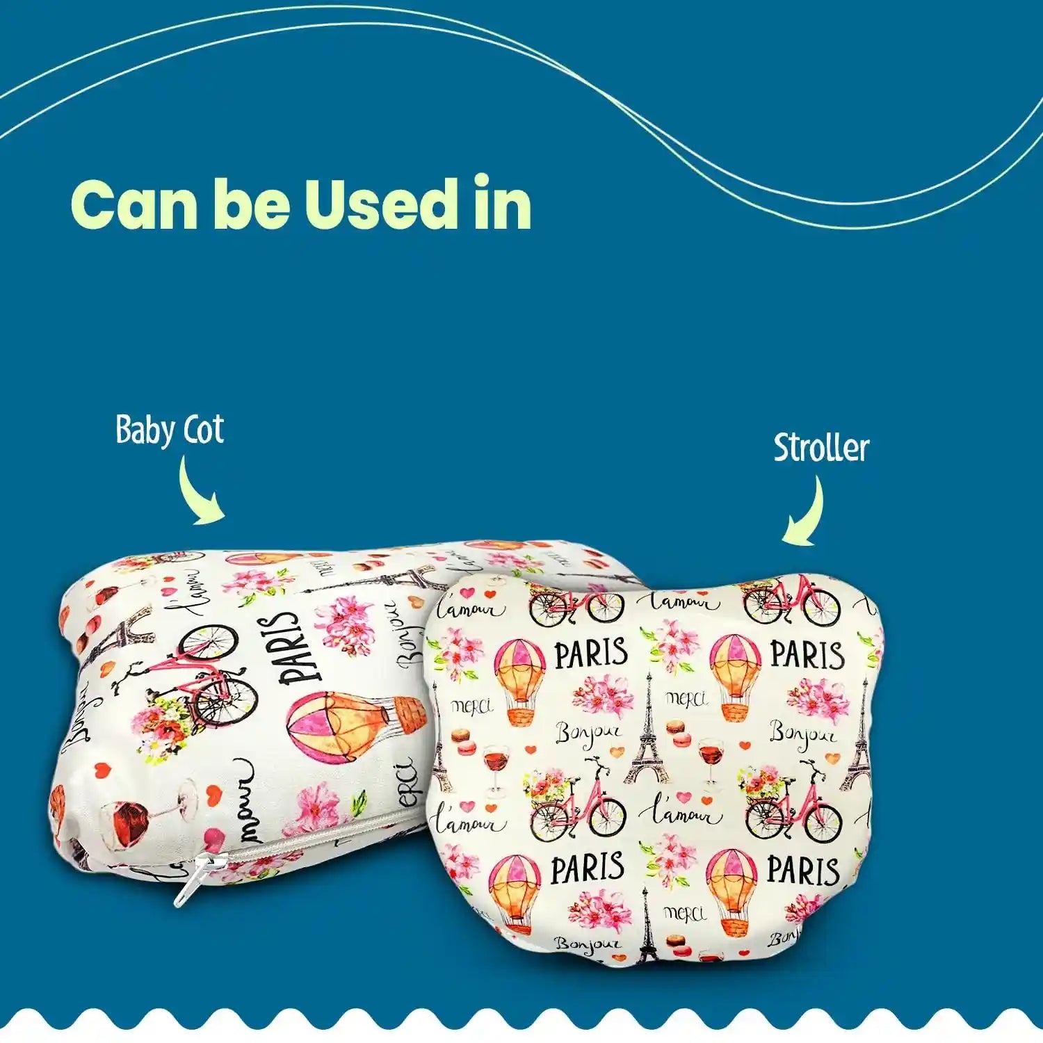 Kids Paris Pillow Combo