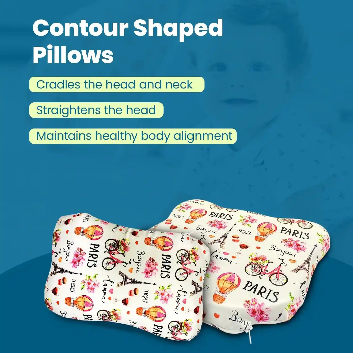 Kids Paris Pillow Combo
