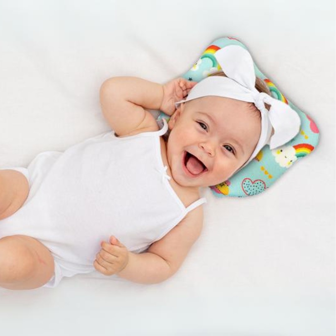 Newborn Head Shaping Pillow for Flat Head Prevention, Baby Support & Safe Comfort