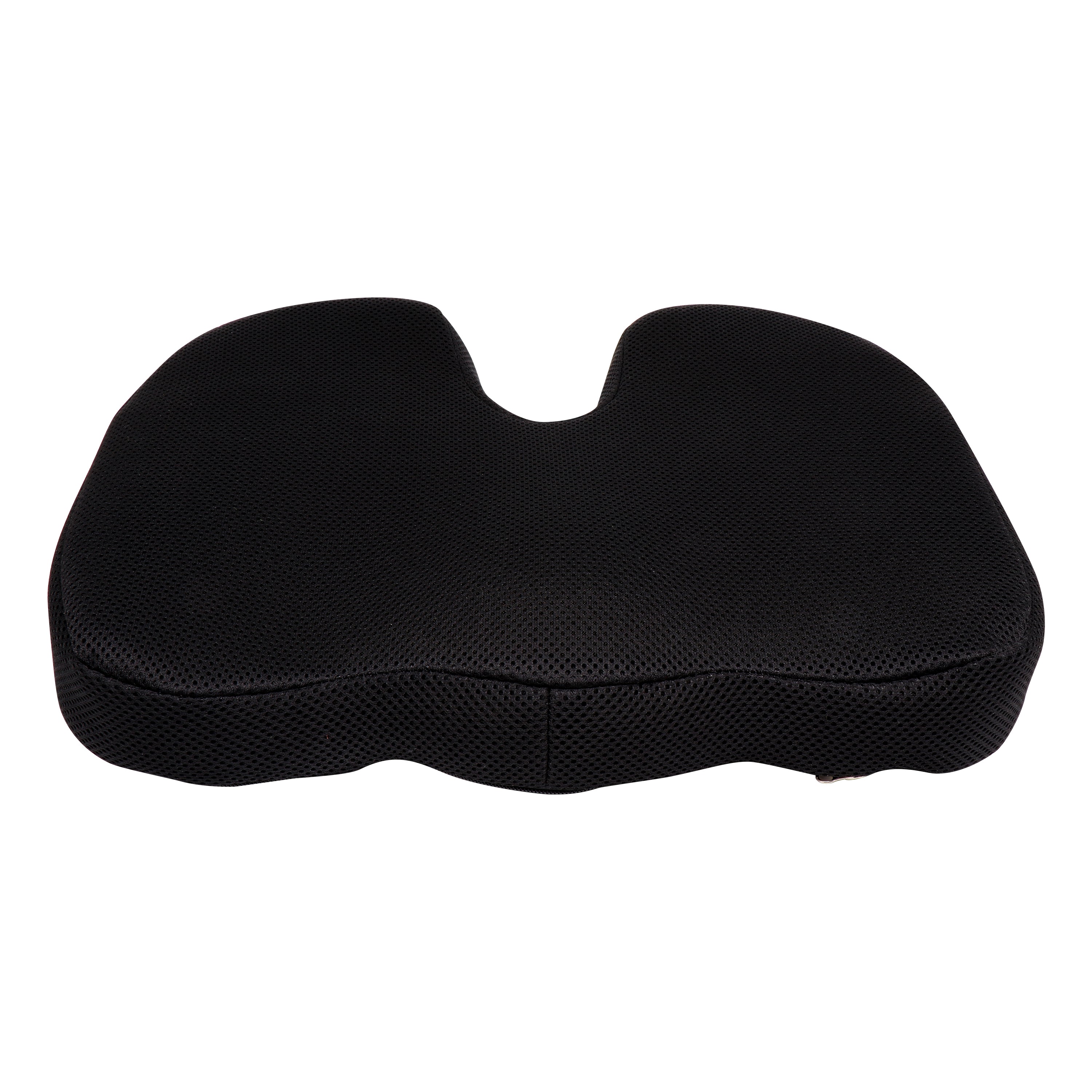 Orthopedic Memory Foam Coccyx Seat Cushion for Tailbone, Sciatica & Back Pain Relief - Mesh Black