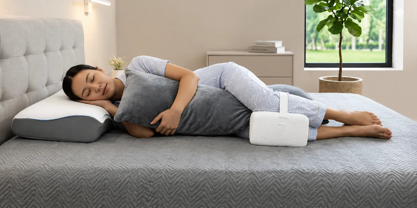 3 Pillow Method for Sleeping