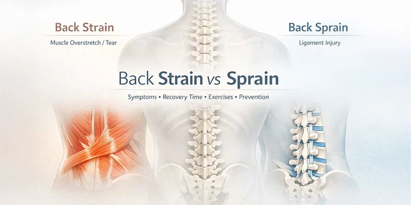 Back Strain vs Sprain