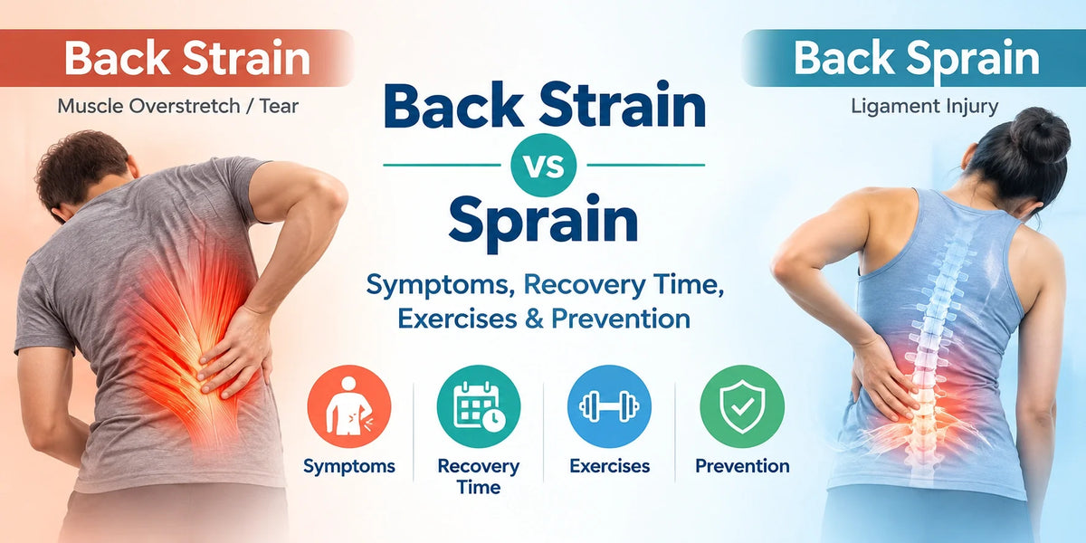 Back strain vs sprain