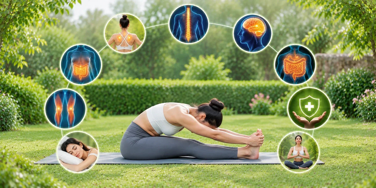 Paschimottanasana yoga pose