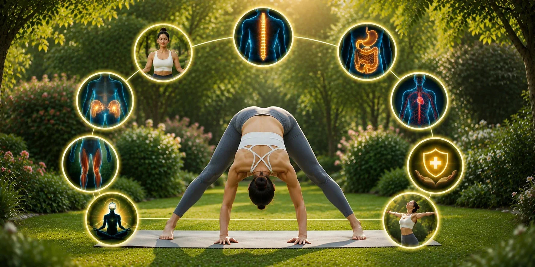 Prasarita Padahastasana yoga pose