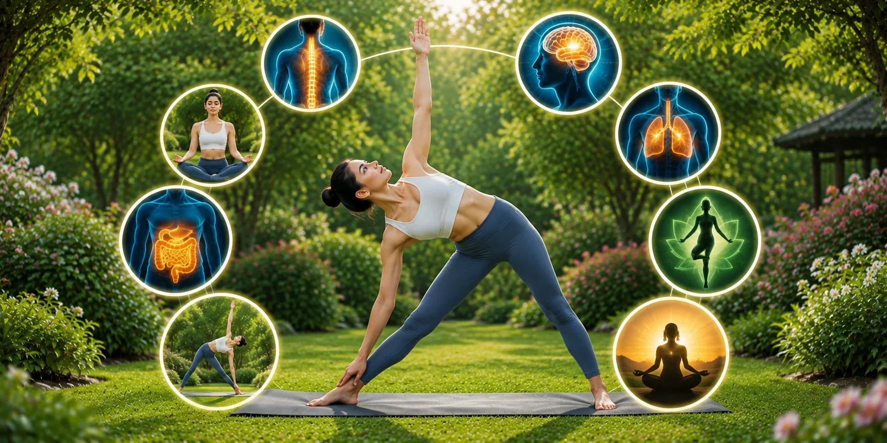Trikonasana Triangle Pose yoga