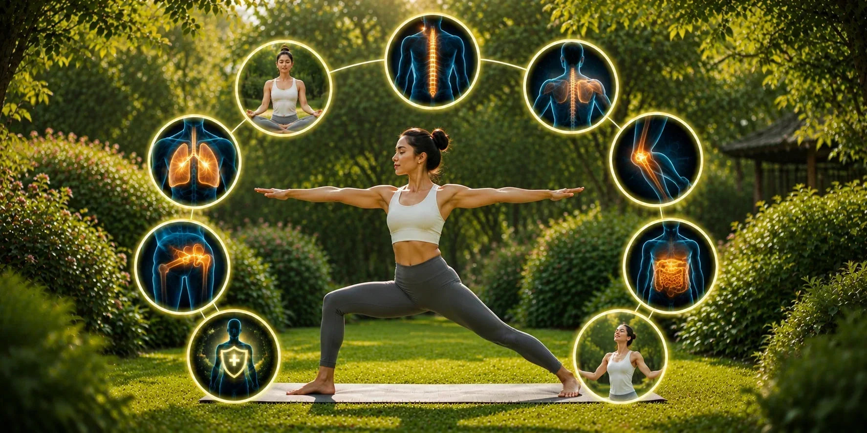 Virabhadrasana Warrior Pose yoga