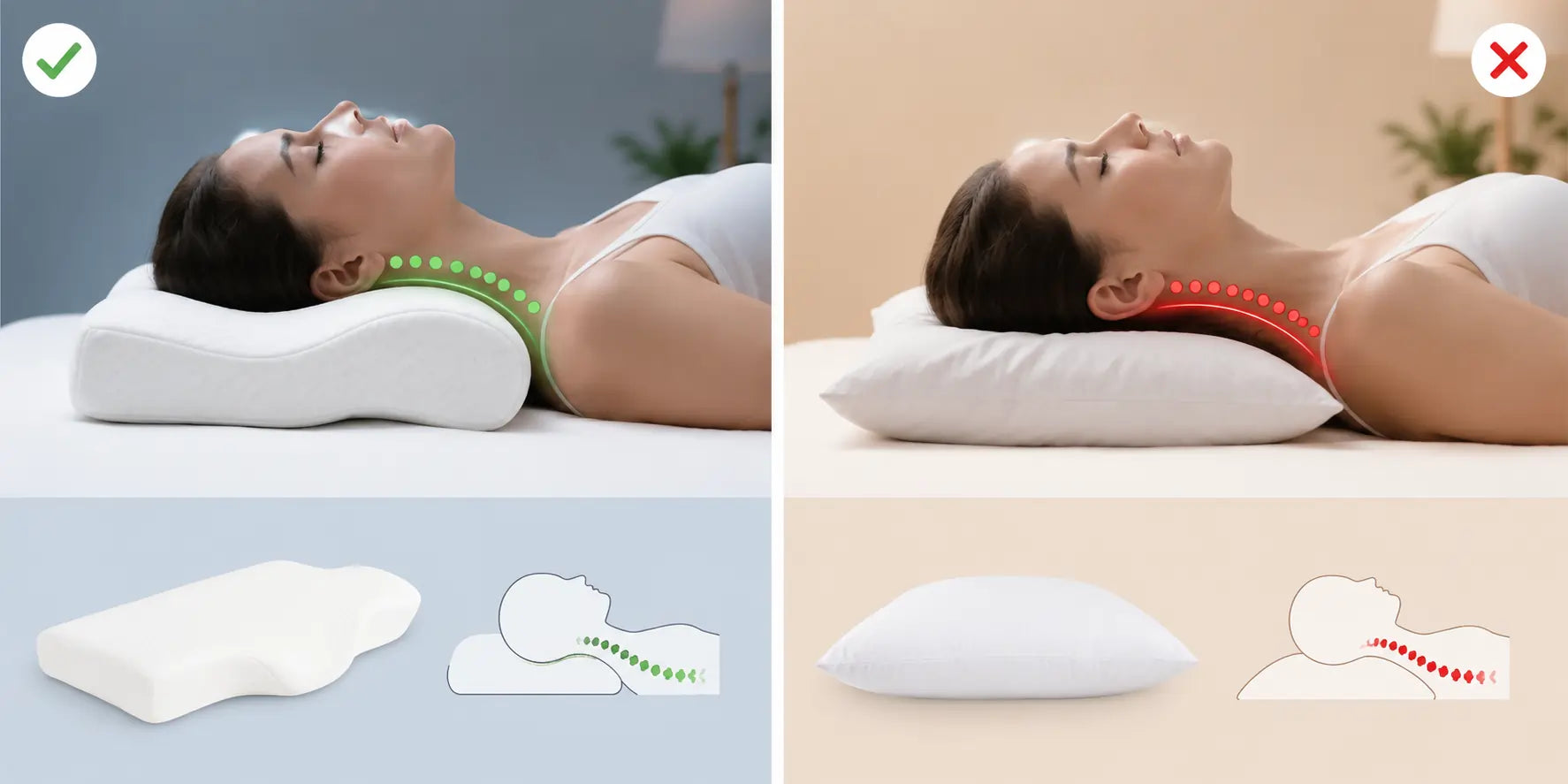 Cervical Pillow vs Regular Pillow