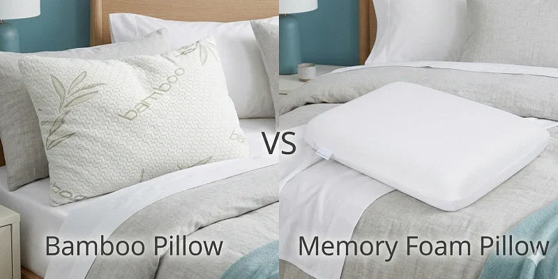 Comparison Between Bamboo Pillow and Memory Foam Pillow