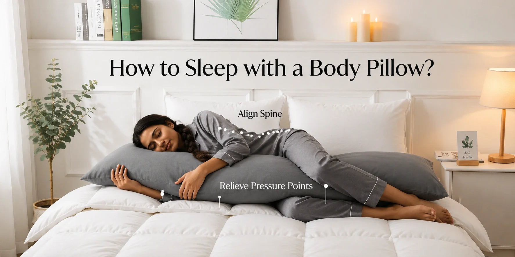 How to Sleep with a Body Pillow