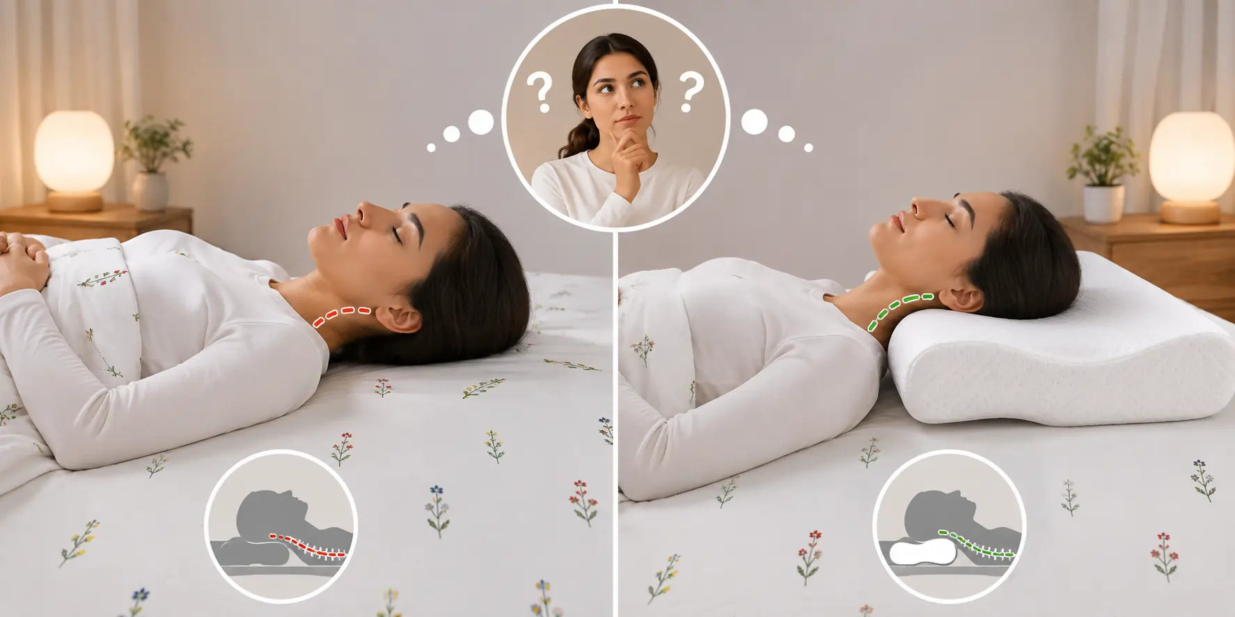 Sleep With or Without Pillow