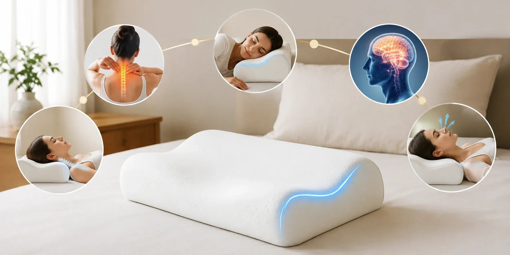 Top Five Health Benefits of Using the Memory Foam Pillows