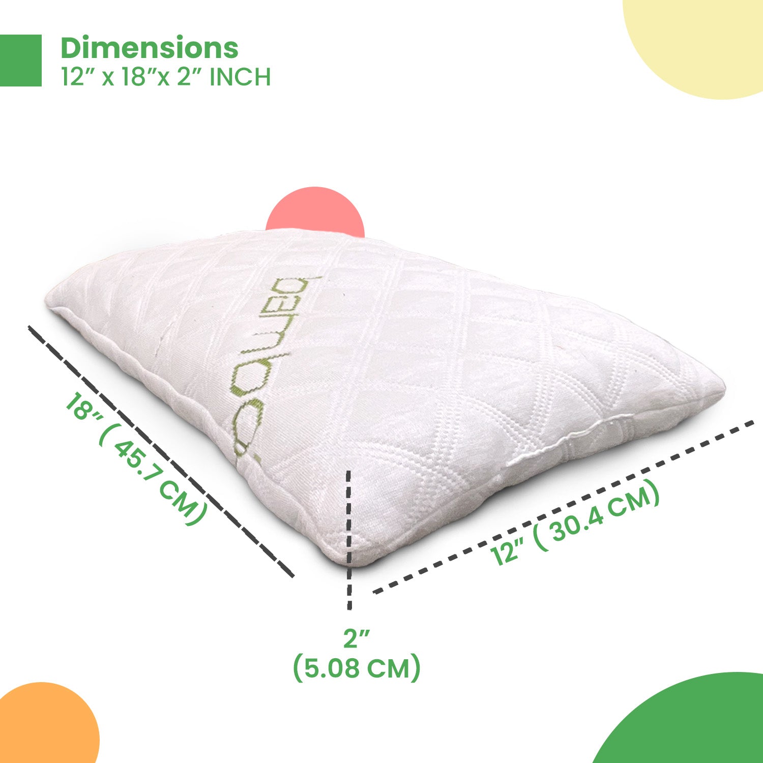 Sleepsia Kids Shredded Bamboo Pillow