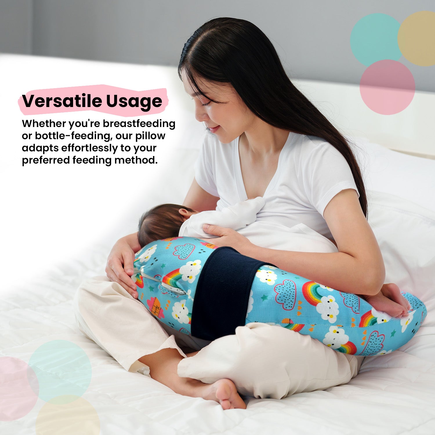 Sleepsia Baby Feeding Pillow Nursing Pillow Sleepsia India Pvt Ltd