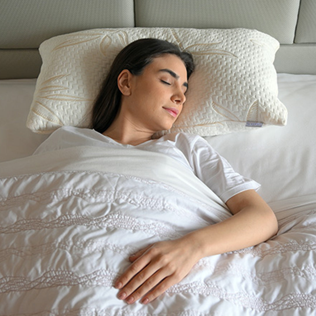 Bamboo Pillow with Memory Foam (Pack of 2)