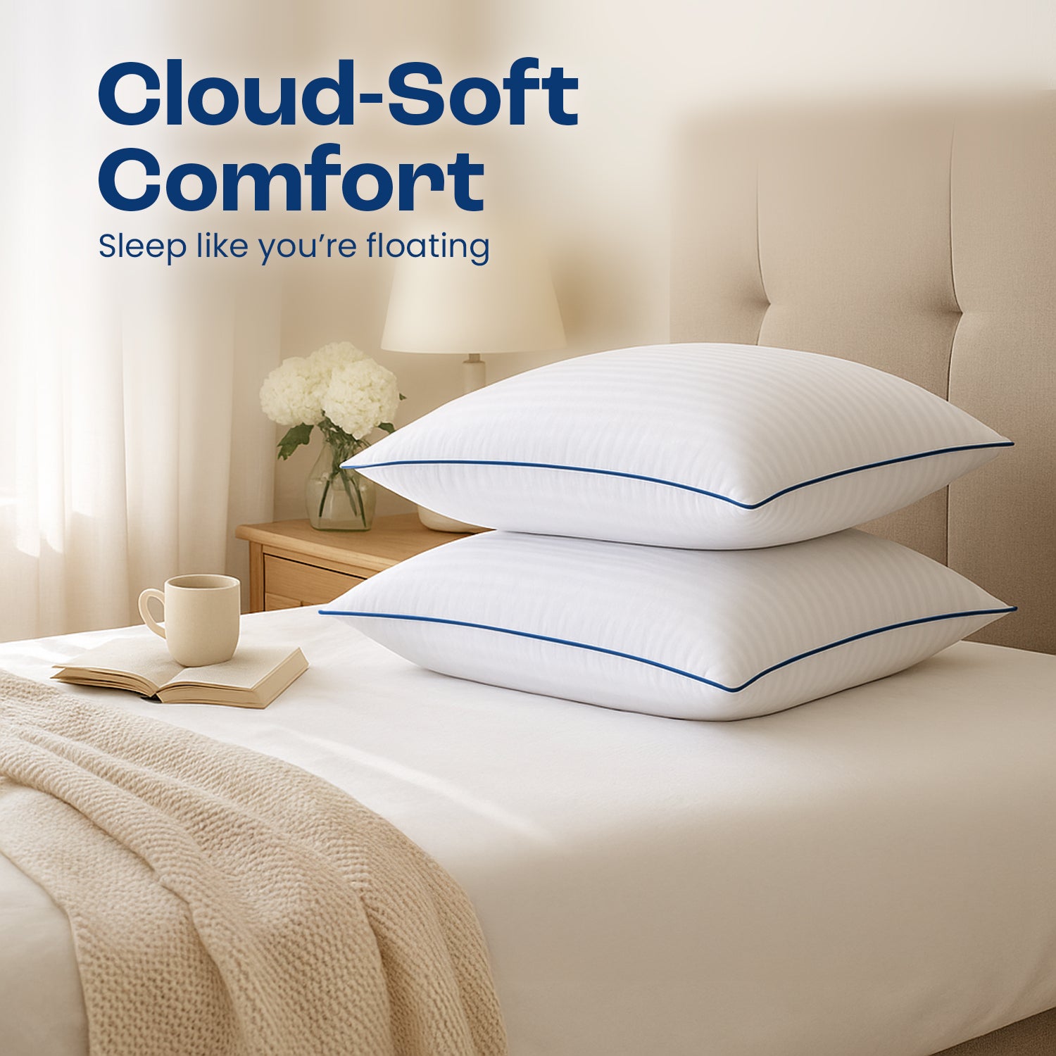 Pillow with Piping