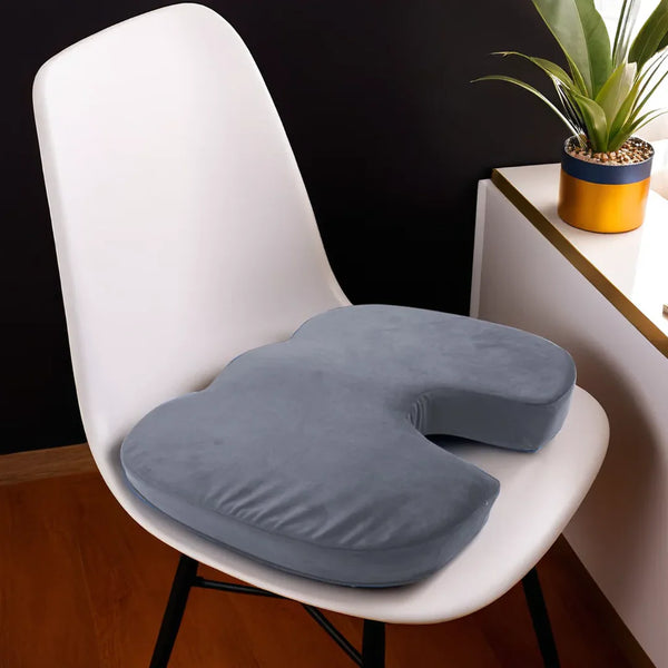 Cooling Gel Coccyx Cushion for Tailbone Pressure Relief, Heat Reduction & Office Sitting Support