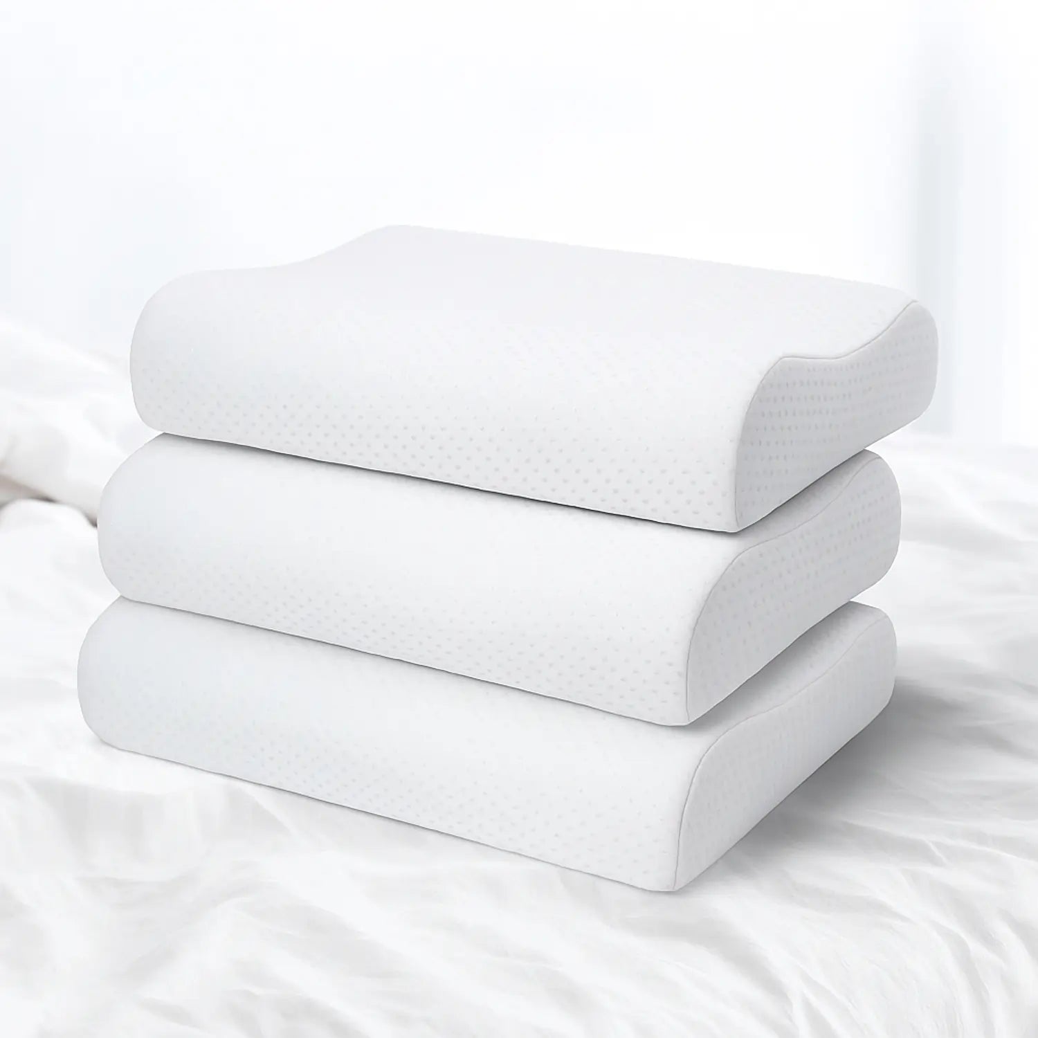 ventilated gel memory foam pillow