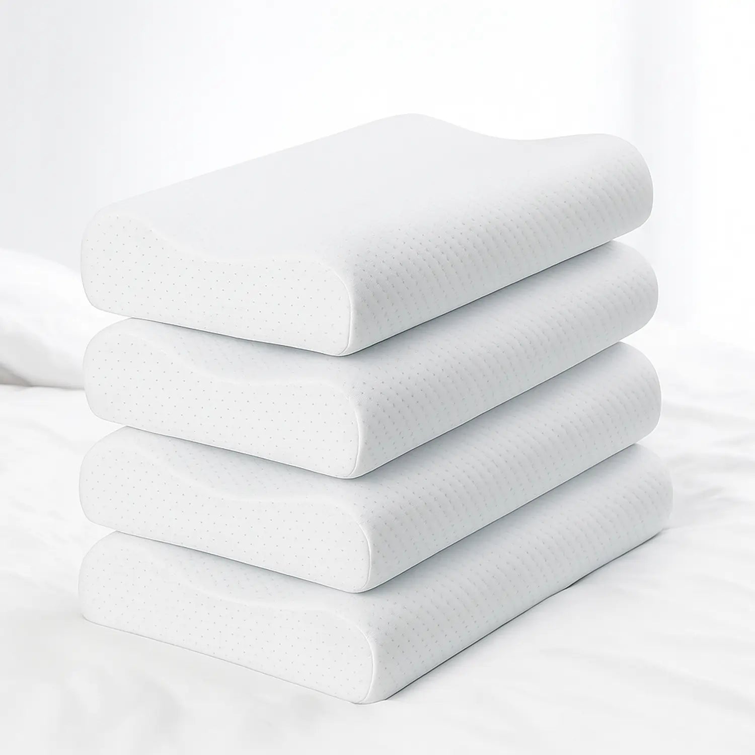 ventilated gel memory foam pillow