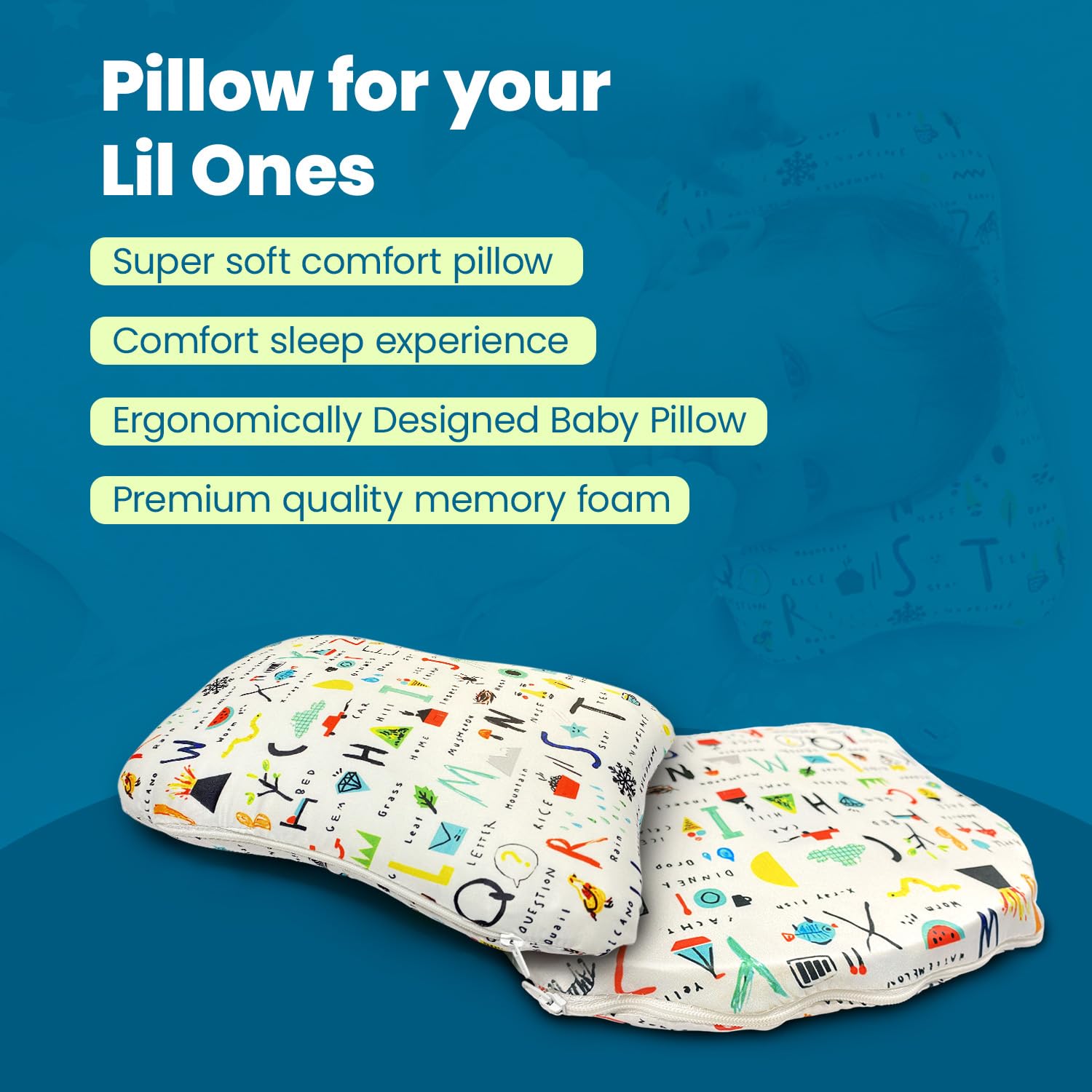 Sleepsia Kids Alpha Pillow (Combo)