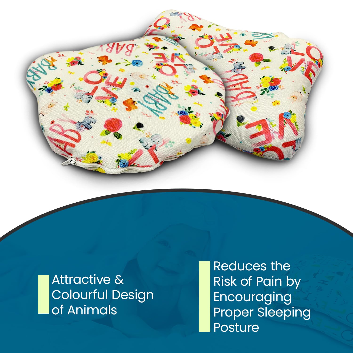Sleepsia Kids Animal Pillow (Combo)