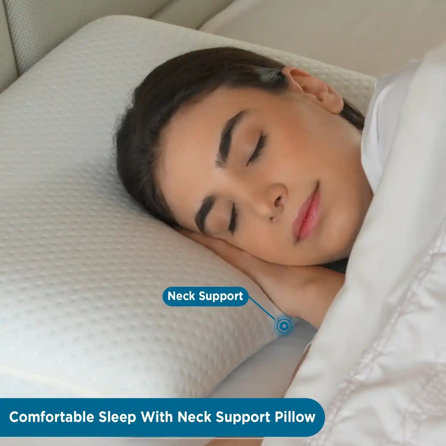 ventilated gel memory foam pillow