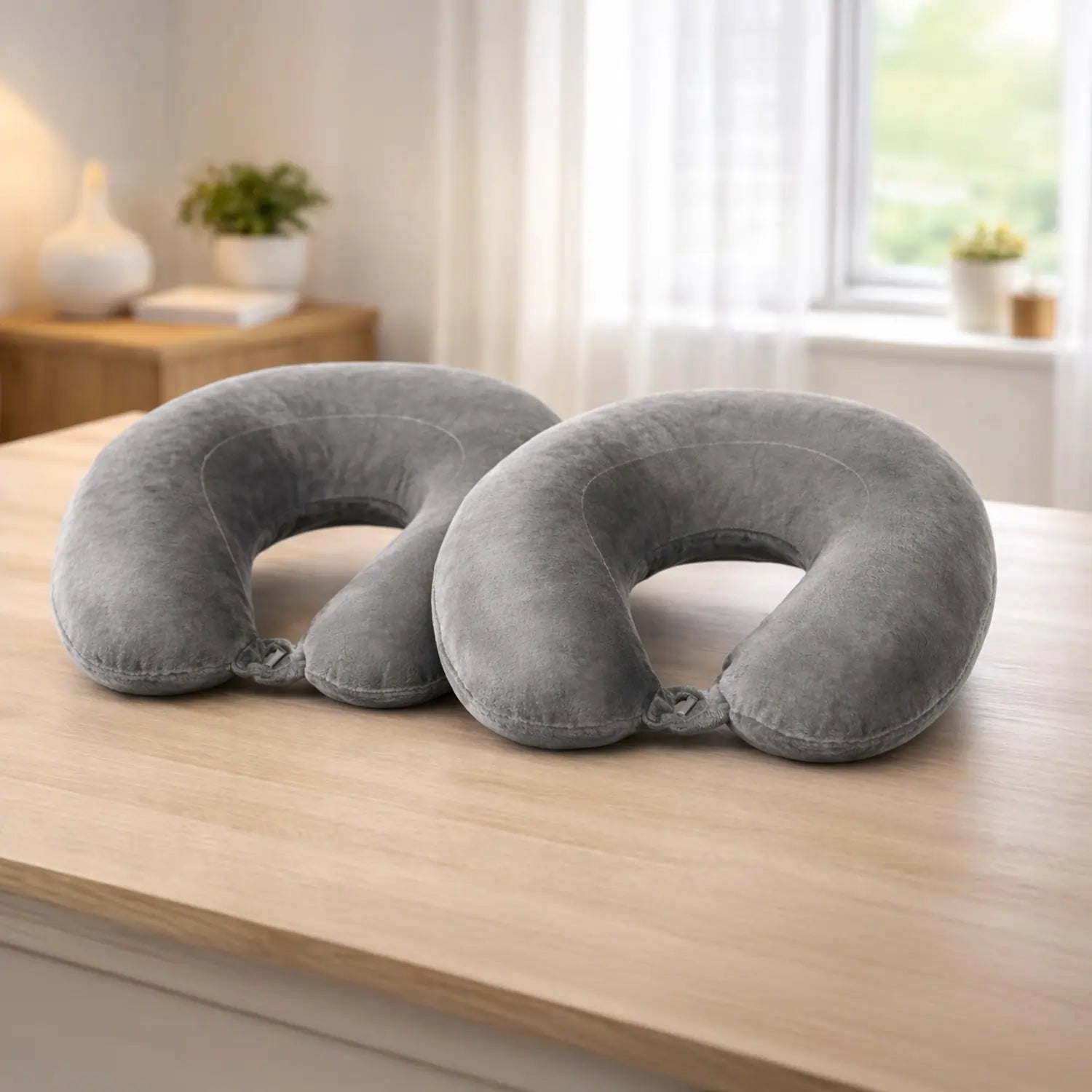 Microfiber Travel Pillow (Pack of 2)
