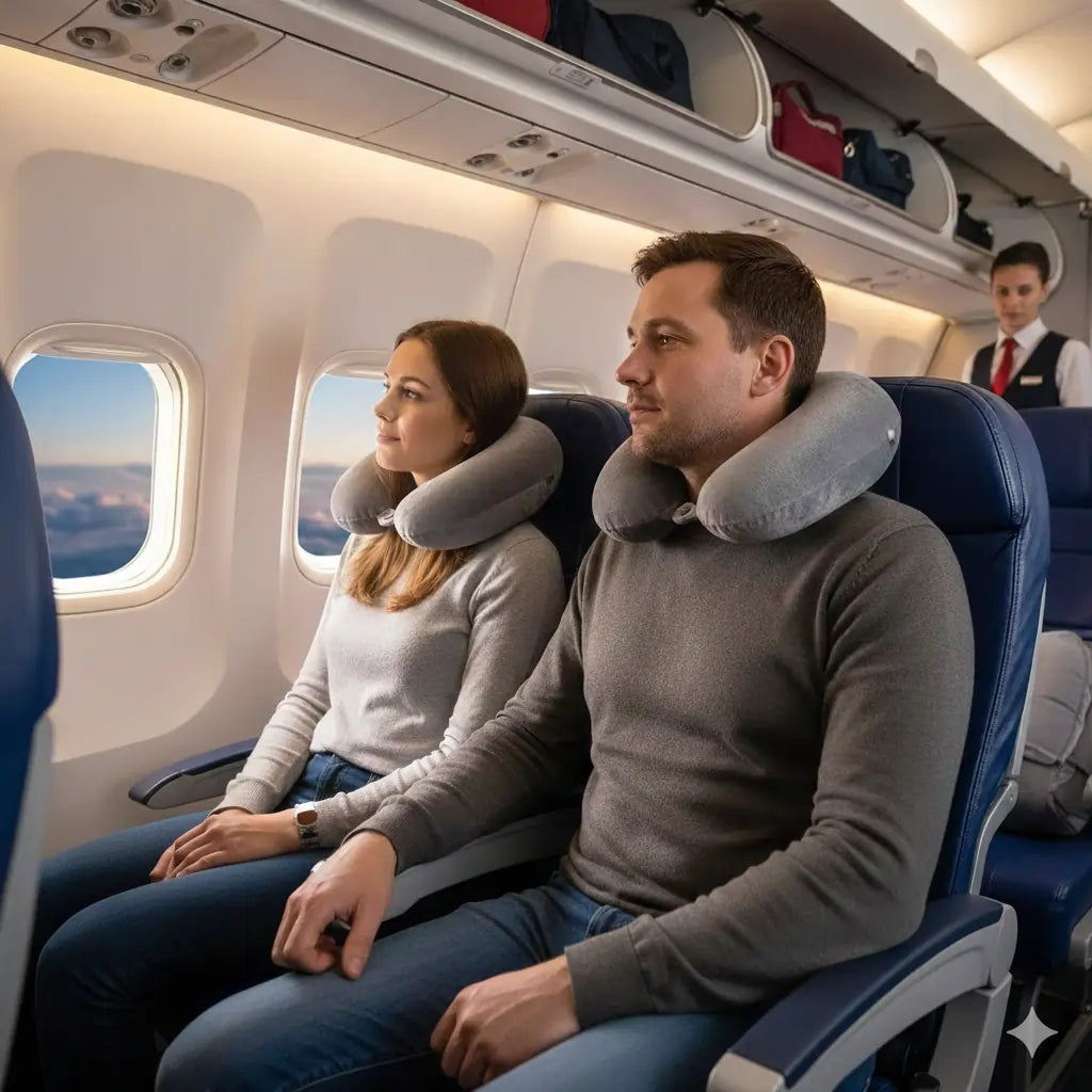 Microfiber Travel Pillow (Pack of 2)