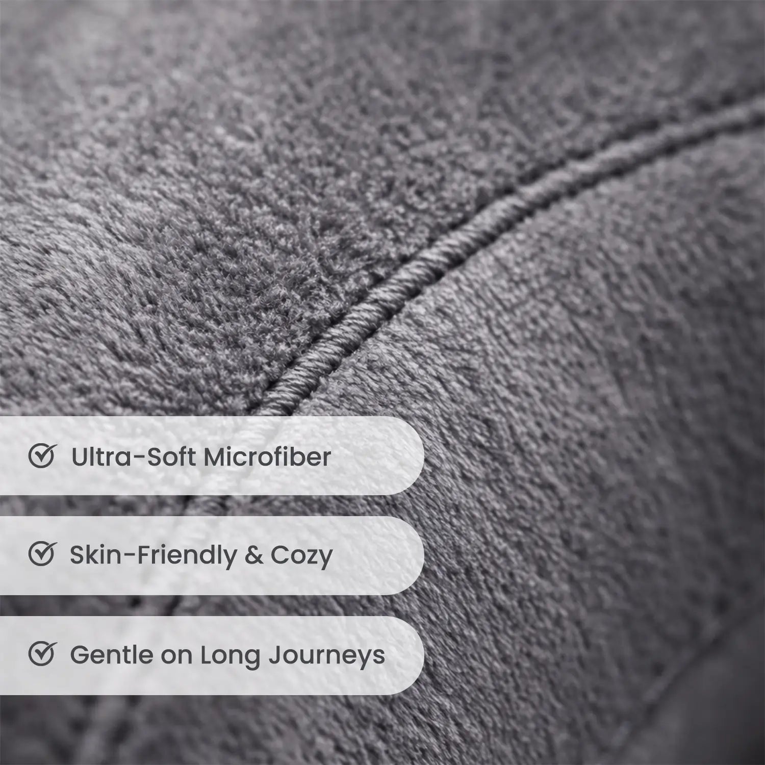 Microfiber Travel Pillow (Pack of 2)