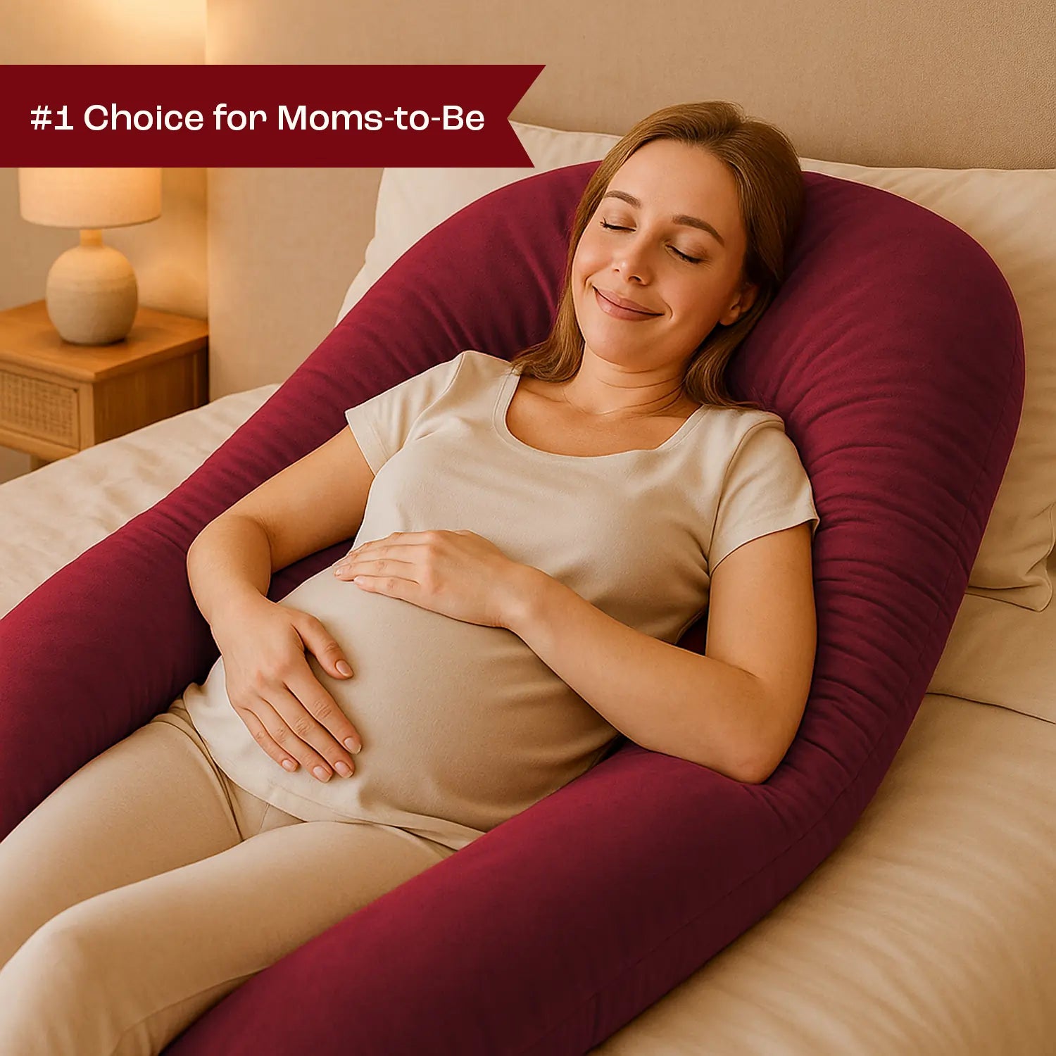 u shaped pregnancy pillow