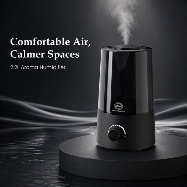 Rene-Maurice Ultrasonic Humidifier for Room | Silent Air Humidifier