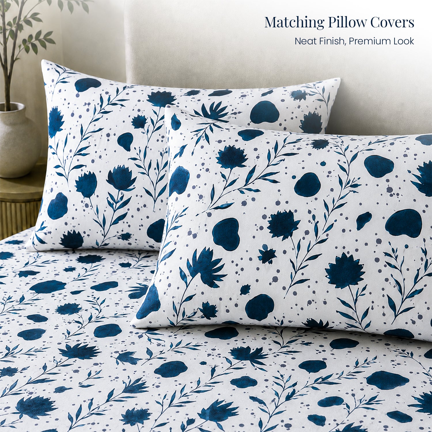 Midnight Blooms Bedsheet