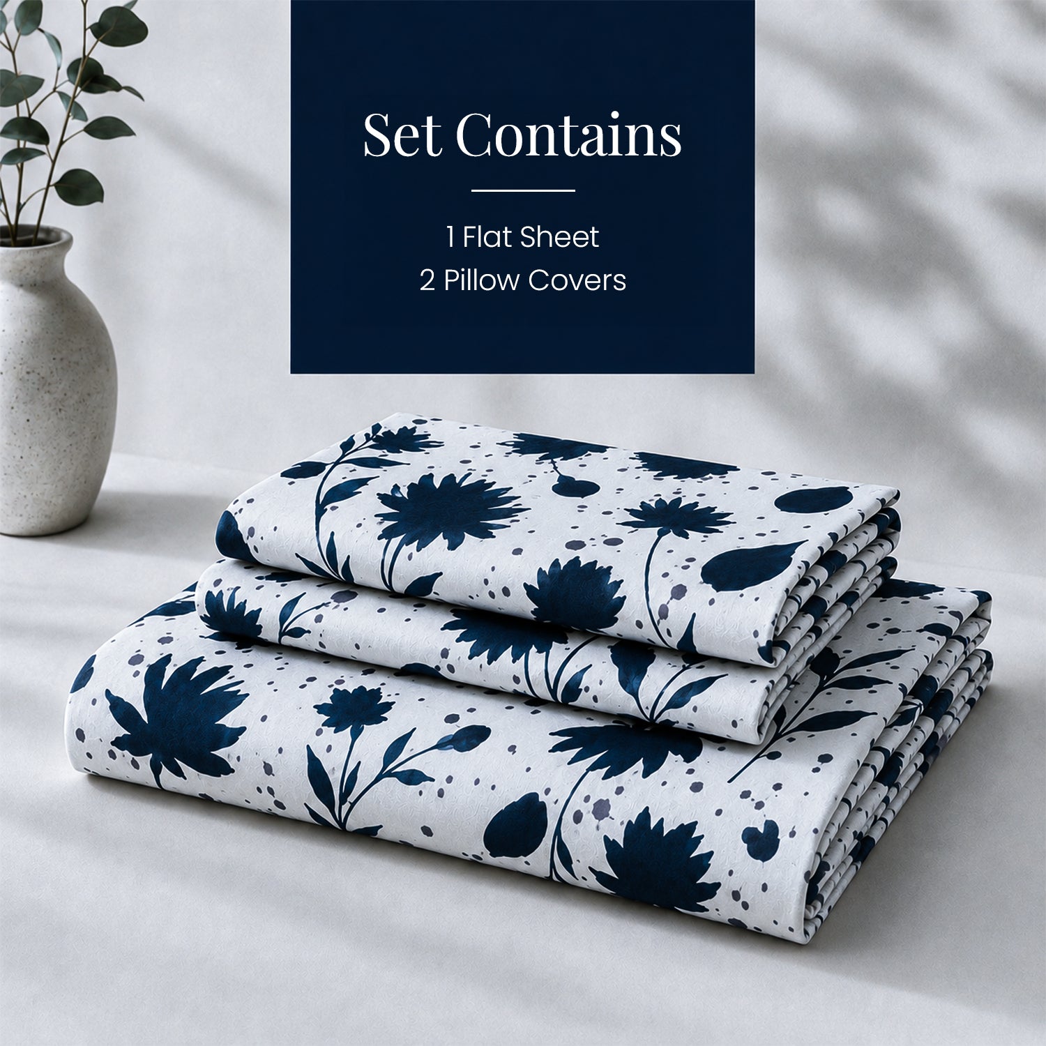 Midnight Blooms Bedsheet