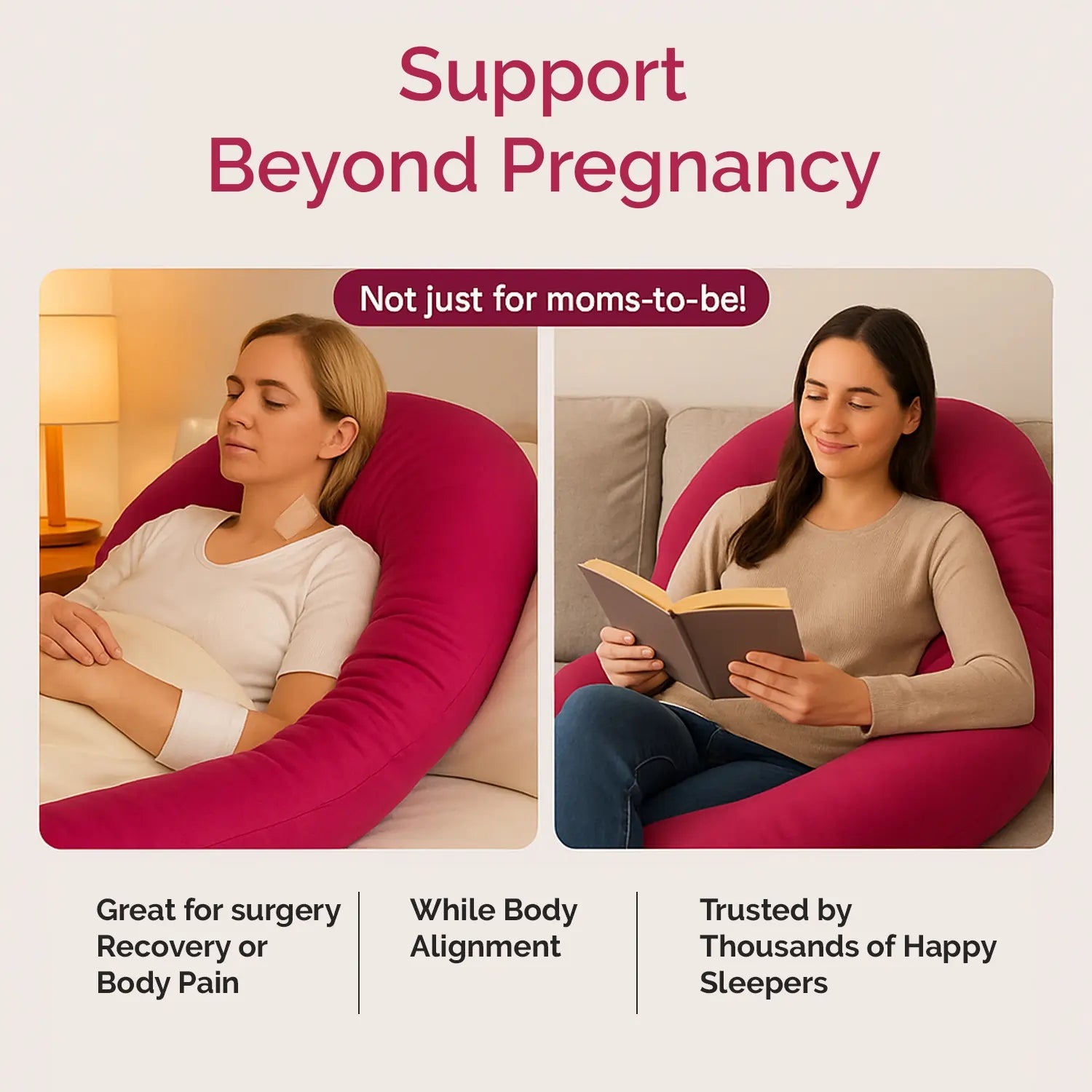 C-Shape Pregnancy Pillow