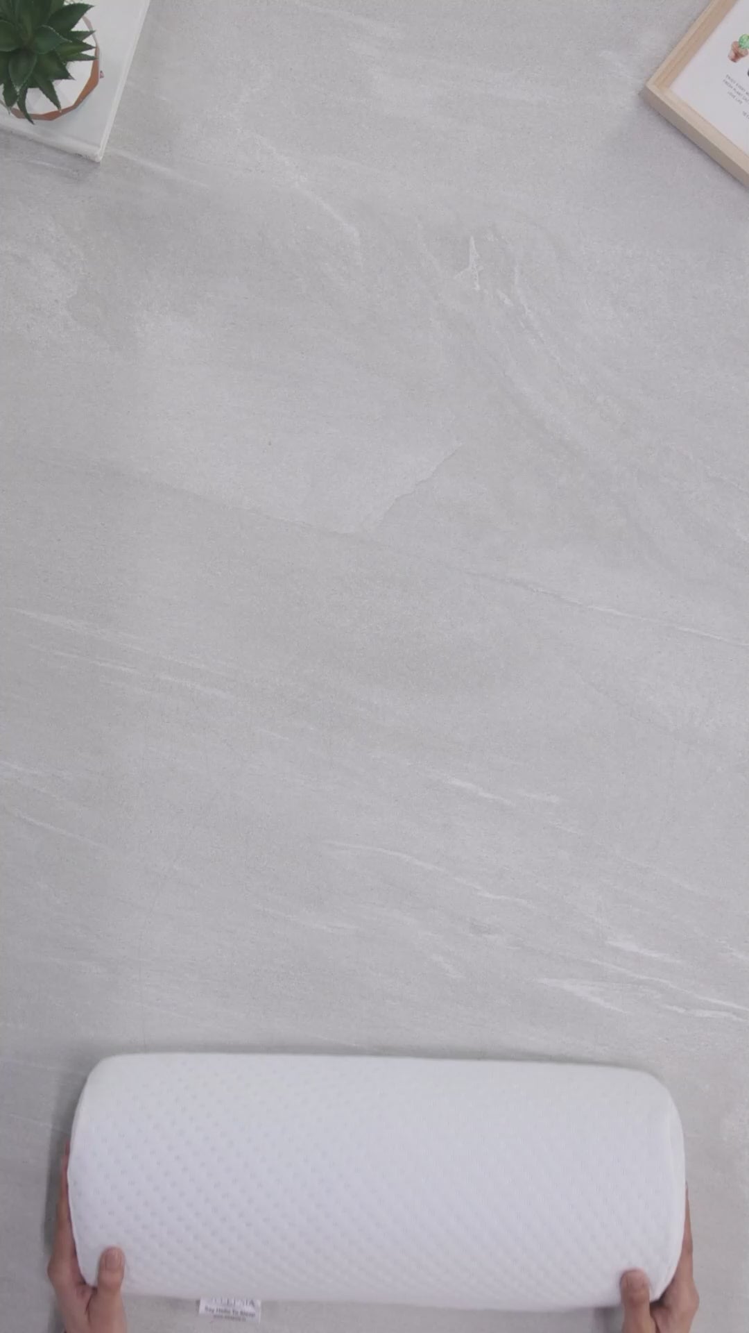 Half Moon Orthopedic Pillow for Leg Elevation, Back Support, Knee Relief & Sleep Positioning