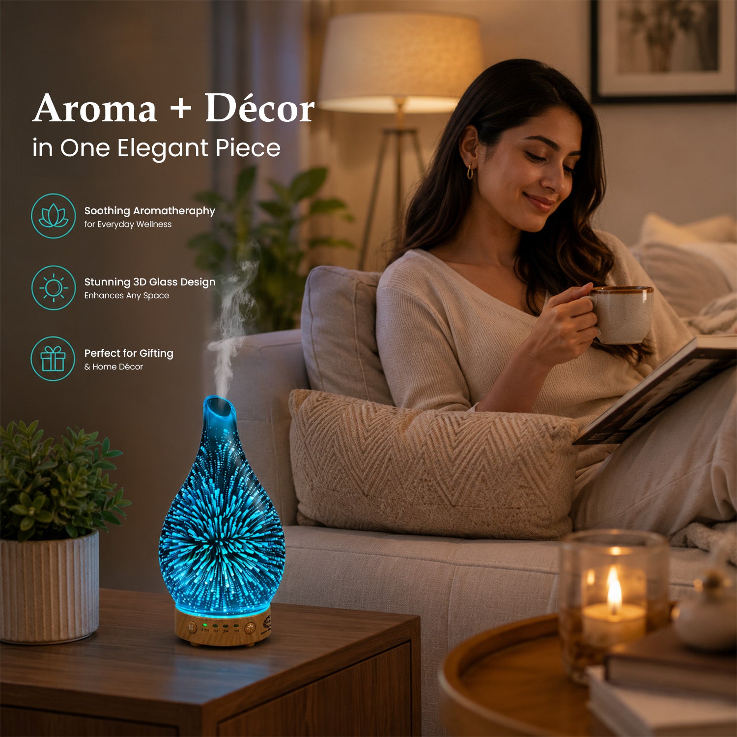 Aroma Glass Diffuser