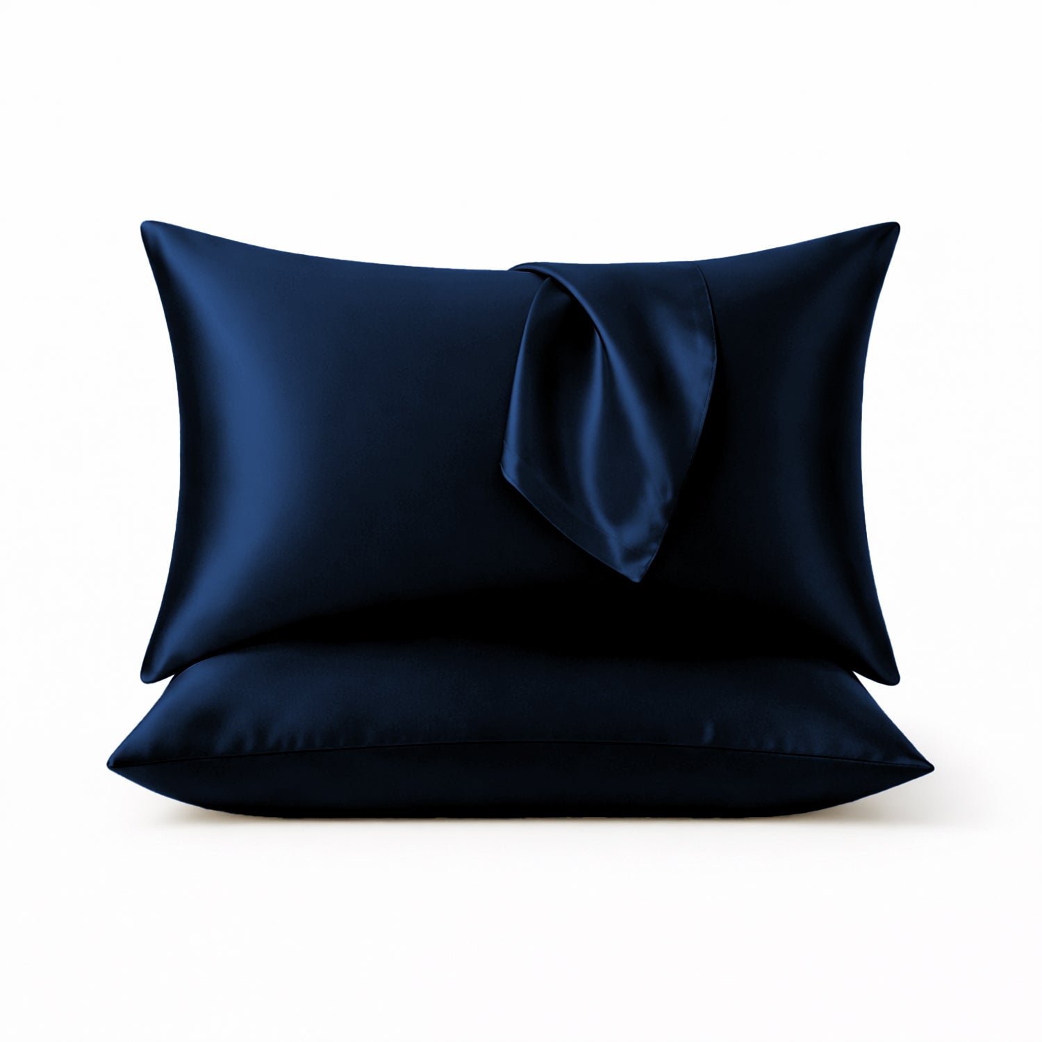 Satin Pillow Cover Blue