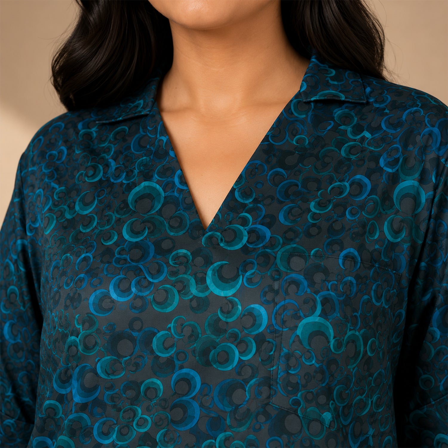 Black Bubble Print