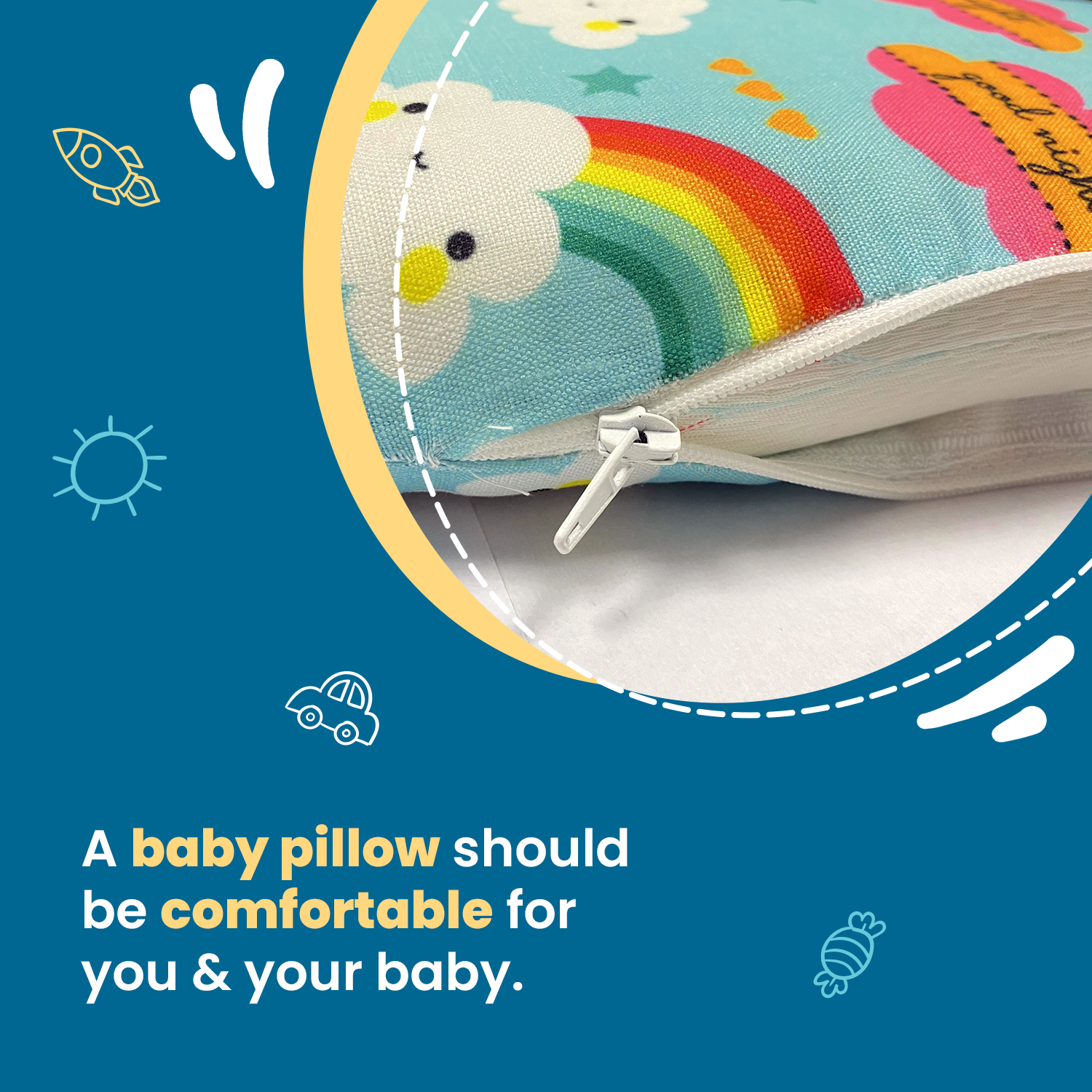 Butterfly Shaped Baby Pillow