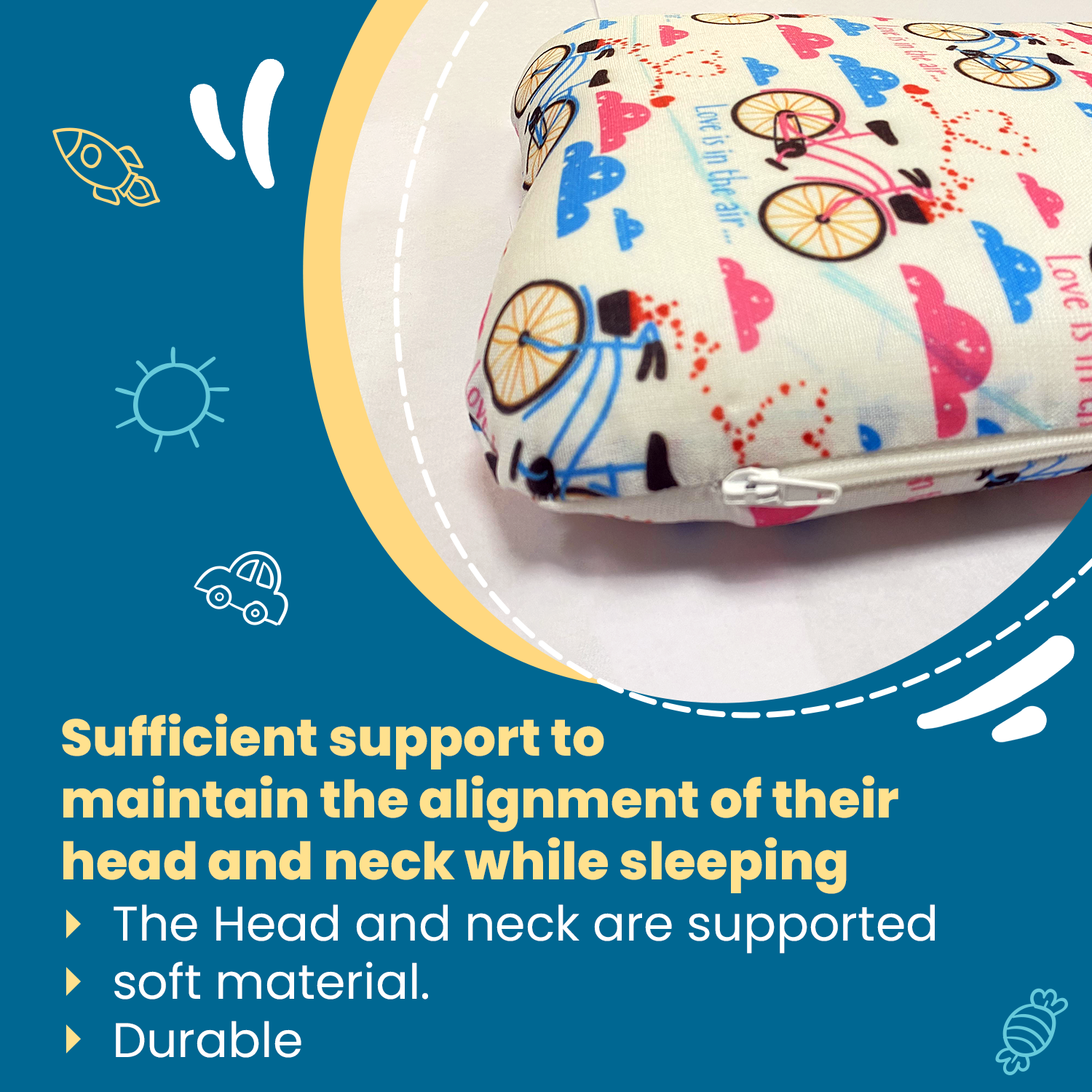 Butterfly Shaped Baby Pillow