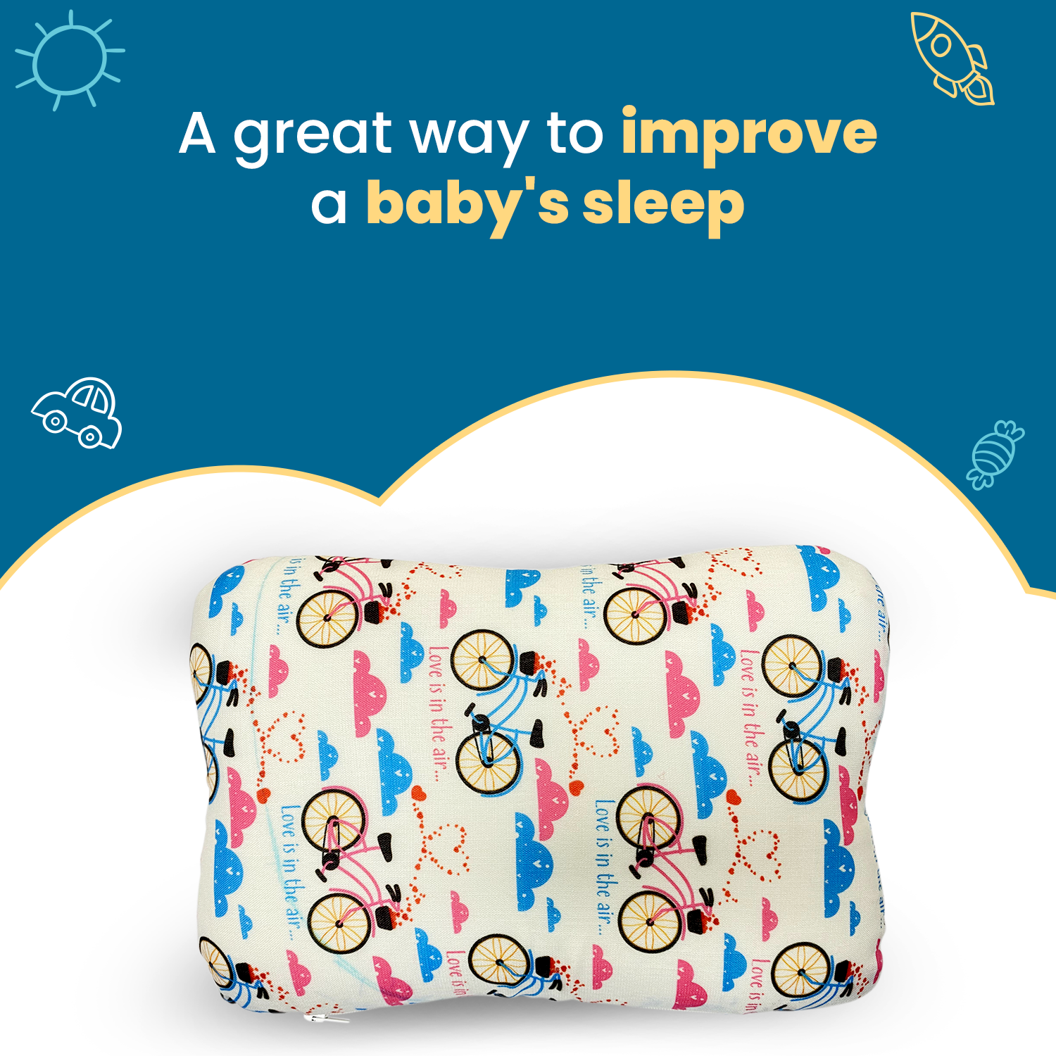 Butterfly Shaped Baby Pillow