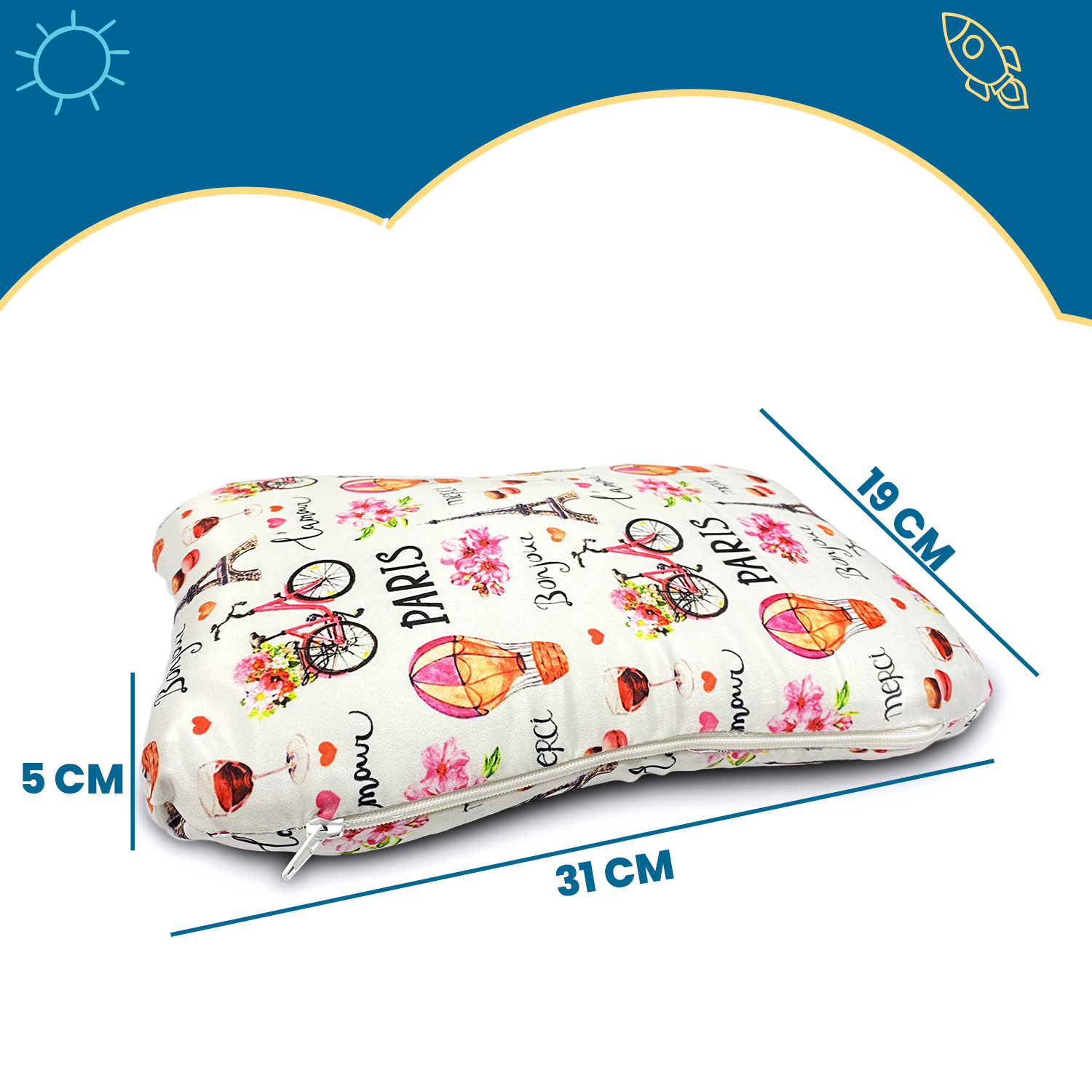 Kid's Butterfly Shape Memory Foam Pillow